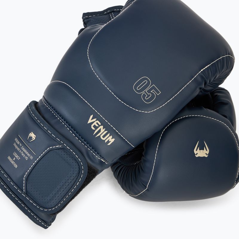 Guantoni da boxe Venum Impact Evo blu ghiaccio 5
