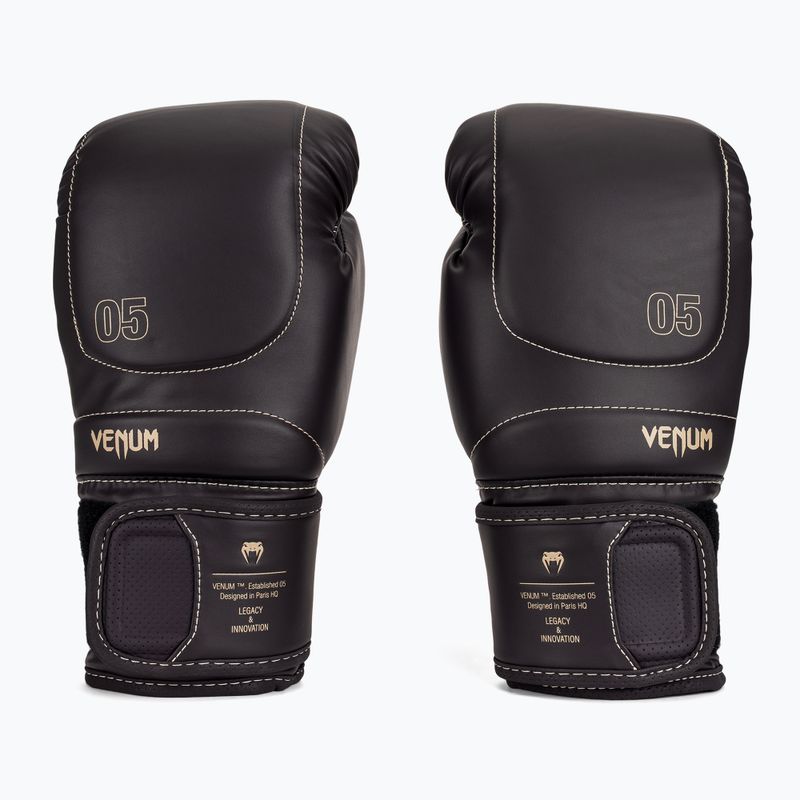 Guantoni da boxe Venum Impact Evo Uomo 14 OZ cioccolato 2