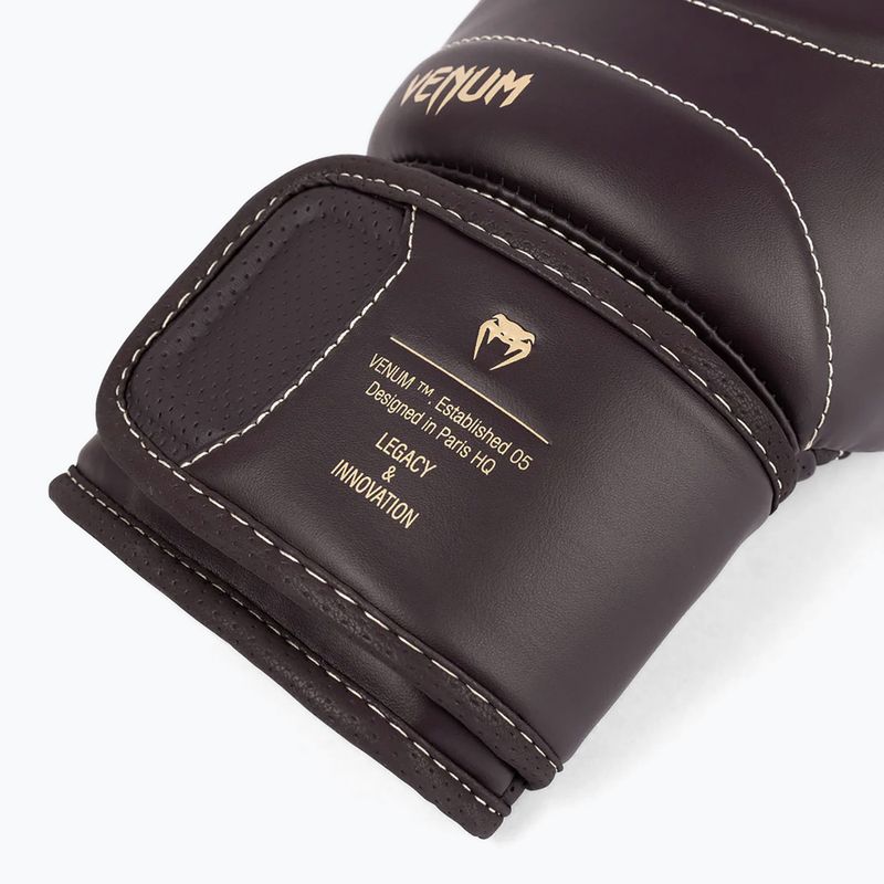 Guantoni da boxe Venum Impact Evo Uomo 14 OZ cioccolato 5