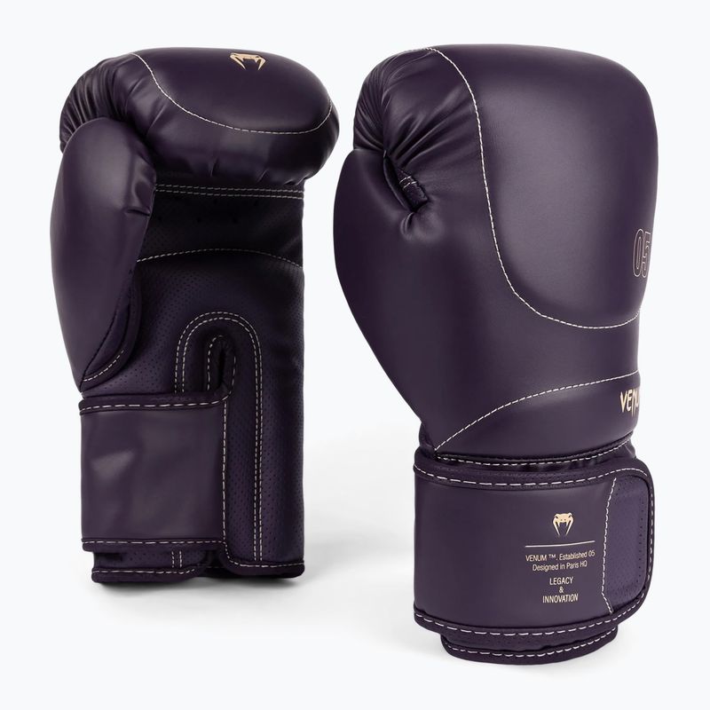 Guantoni da boxe Venum Impact Evo da uomo viola intenso 3