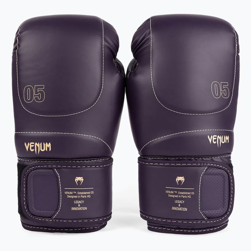Guantoni da boxe Venum Impact Evo da uomo viola intenso 4