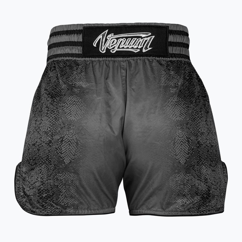 Pantaloncini da allenamento Venum Amazonia Muay Thai donna grigio scuro 2