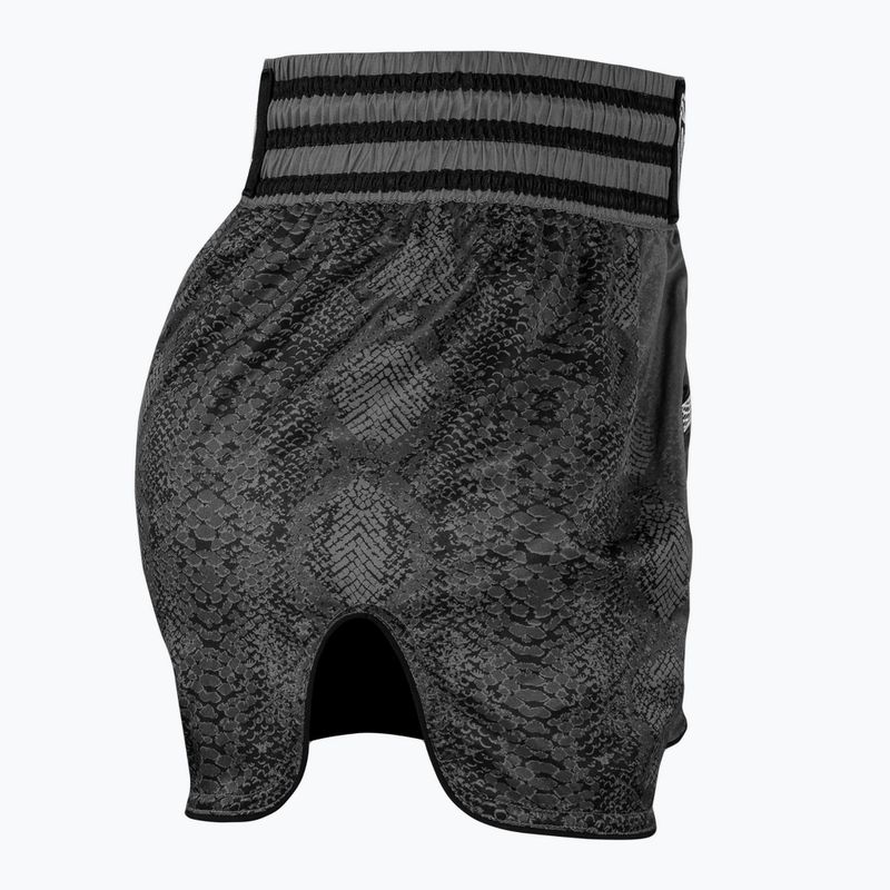 Pantaloncini da allenamento Venum Amazonia Muay Thai donna grigio scuro 4