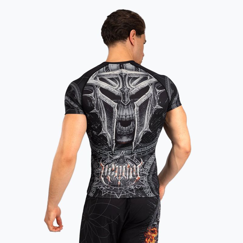 Venum Gladiator 5.0 Rashguard a maniche corte da uomo nero/argento 2