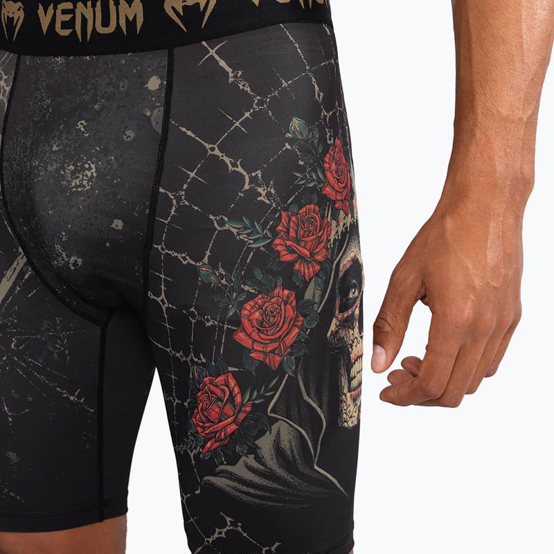 Pantaloncini da allenamento Venum Santa Muerte 5.0 Vale Tudo Uomo nero/oro profondo 6