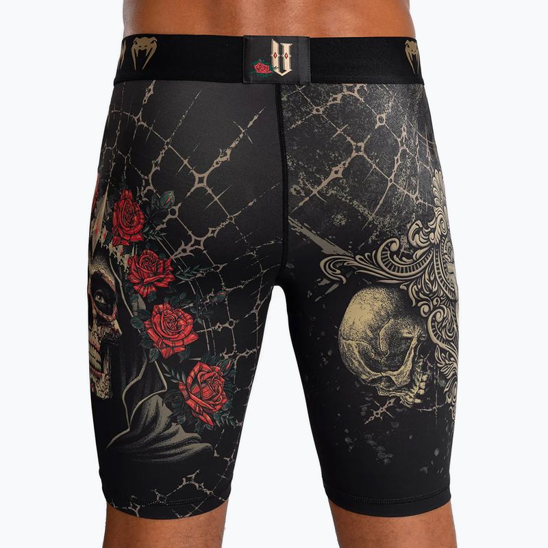 Pantaloncini da allenamento Venum Santa Muerte 5.0 Vale Tudo Uomo nero/oro profondo 7