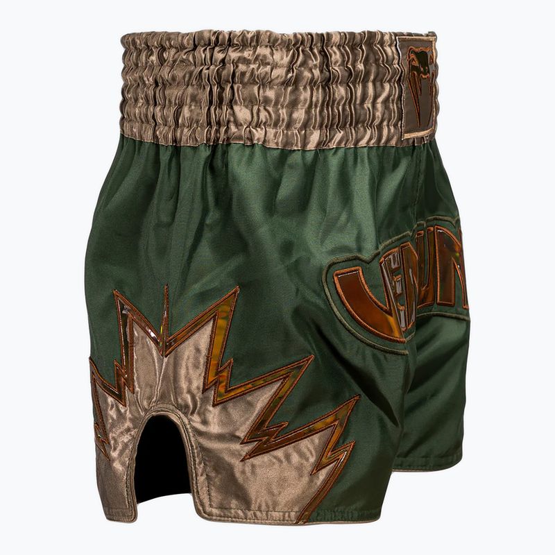 Pantaloncini da allenamento Venum Inferno Muay Thai da uomo cachi/bronzo 4