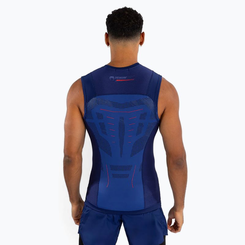 Canotta Venum Technical 3.0 senza maniche Rashguard da uomo blu notte 2