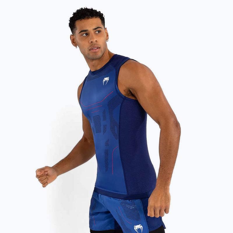 Canotta Venum Technical 3.0 senza maniche Rashguard da uomo blu notte 3