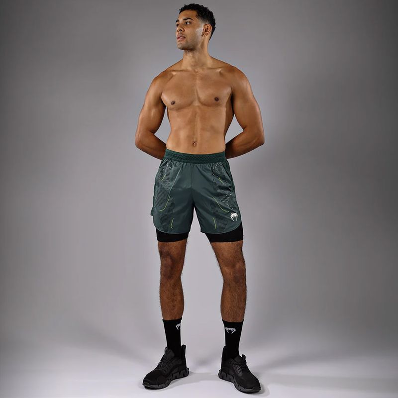 Pantaloncini da allenamento uomo Venum Technical 3.0 Training verde foresta 2