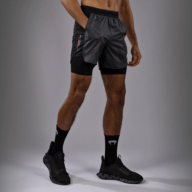 Pantaloncini da allenamento uomo Venum Technical 3.0 Training graphite 5