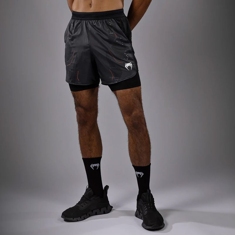 Pantaloncini da allenamento uomo Venum Technical 3.0 Training graphite 6