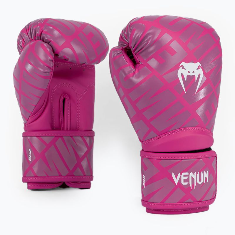 Venum Contender 1.5 XT Guanti da boxe per bambini bianco/rosa 2