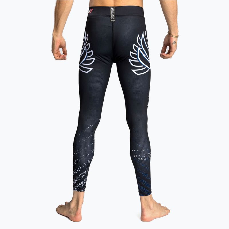 Leggings da allenamento Venum X Tekken 8 da uomo - Jin Kazama Spats blu/nero/bianco 3