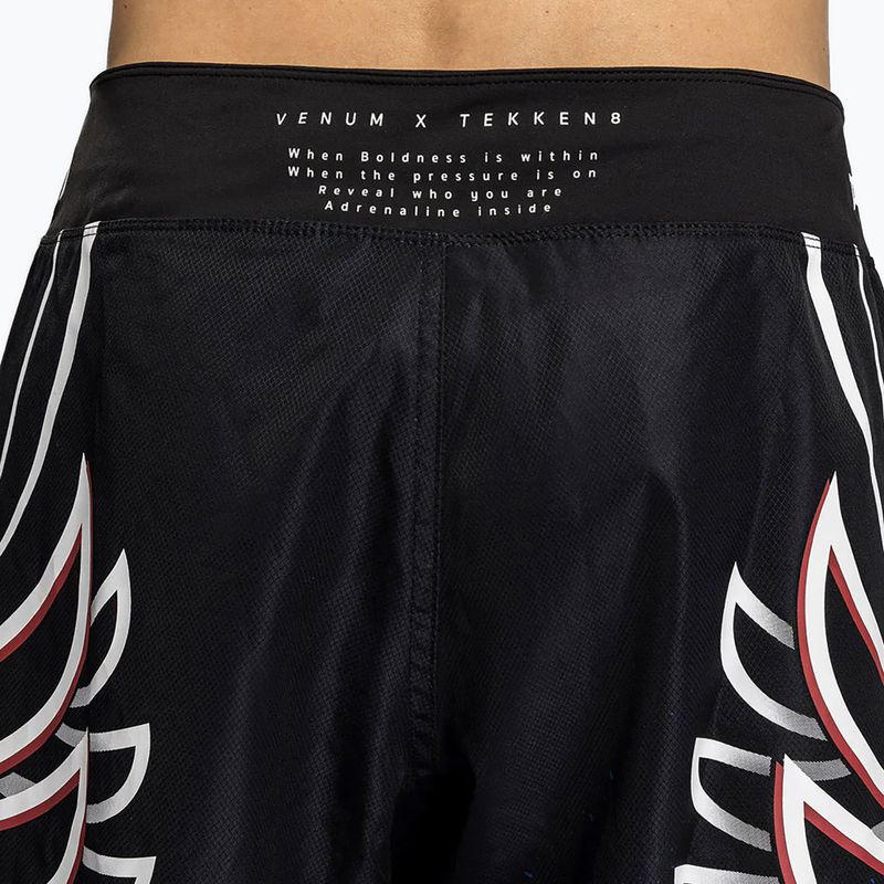 Pantaloncini da allenamento Venum X Tekken 8 da uomo - Jin Kazama Fight Shorts blu/nero/bianco 6