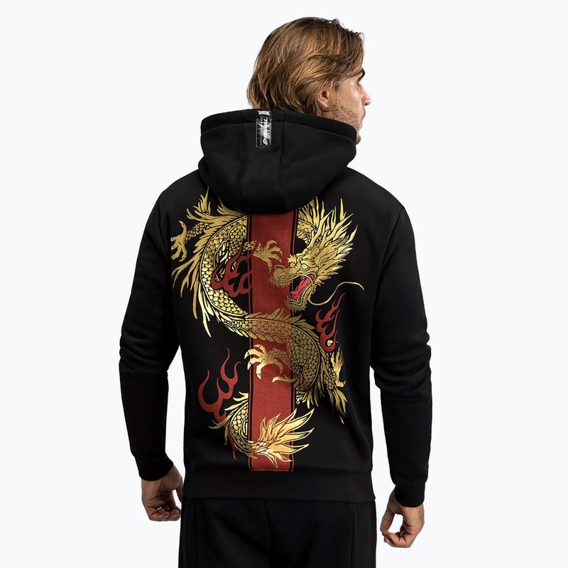 Felpa Venum X Tekken 8 da uomo - Marshall Law Hoodie nero/rosso/oro 3