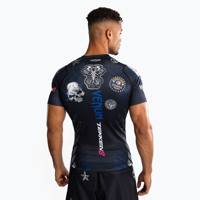 Rashguard Venum X Tekken 8 uomo - Paul Phoenix Rashguard nero/blu 3