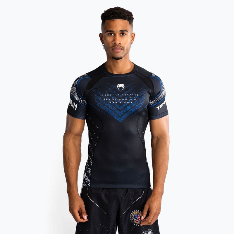 Rashguard Venum X Tekken 8 uomo - Paul Phoenix Rashguard nero/blu 4