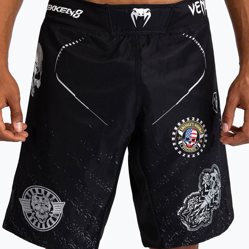 Pantaloncini da allenamento Venum X Tekken 8 da uomo - Paul Phoenix Fight Shorts nero 5