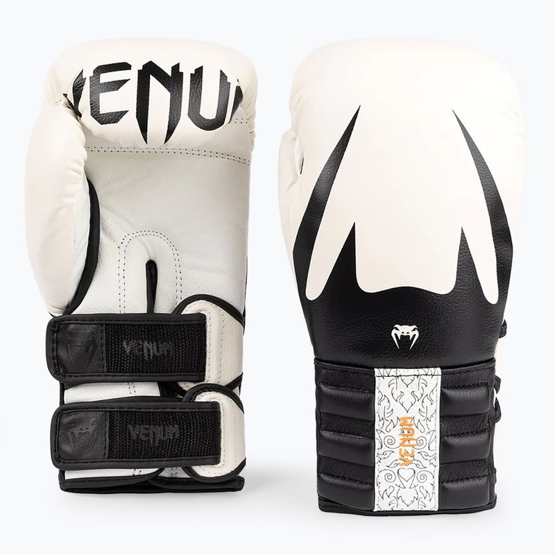 Guantoni da boxe Venum Reverso bianco/nero 2