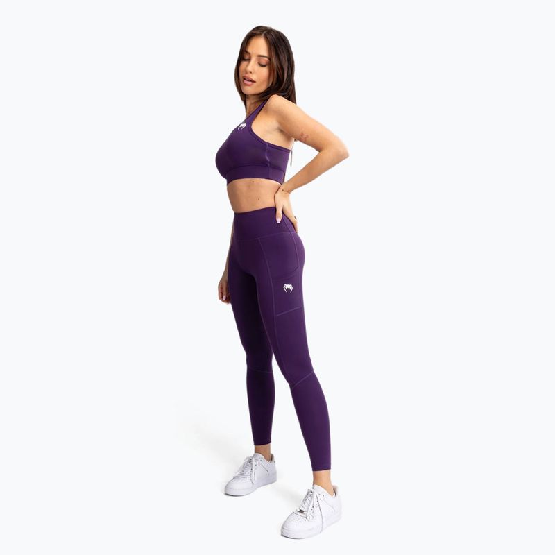 Leggings da allenamento Venum Essential Performance viola scuro da donna 2