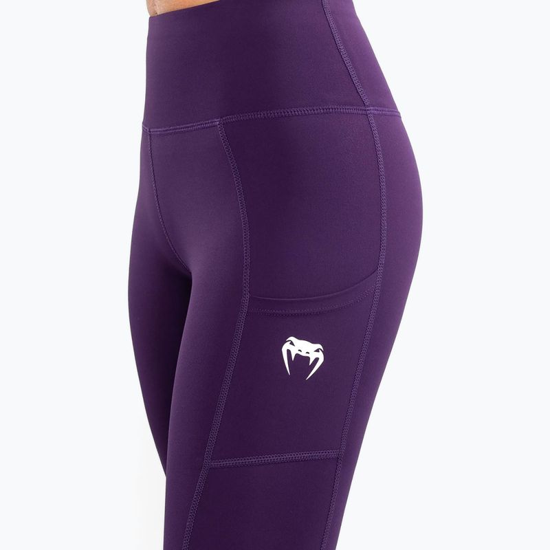 Leggings da allenamento Venum Essential Performance viola scuro da donna 5