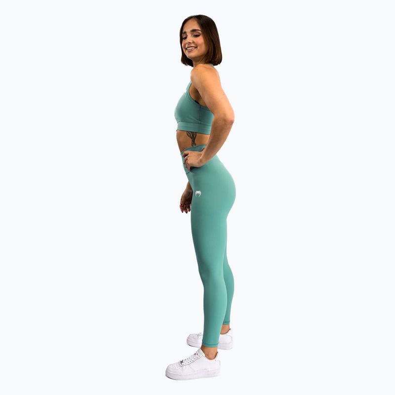 Reggiseno da allenamento Venum Essential Medium Impact Sport verde acqua 2