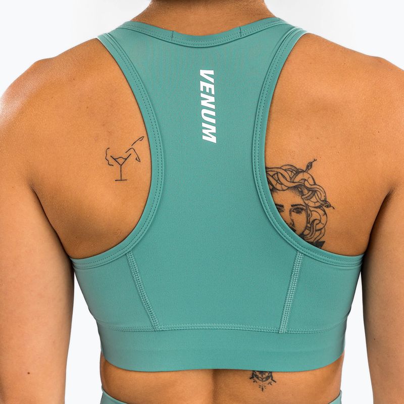 Reggiseno da allenamento Venum Essential Medium Impact Sport verde acqua 6
