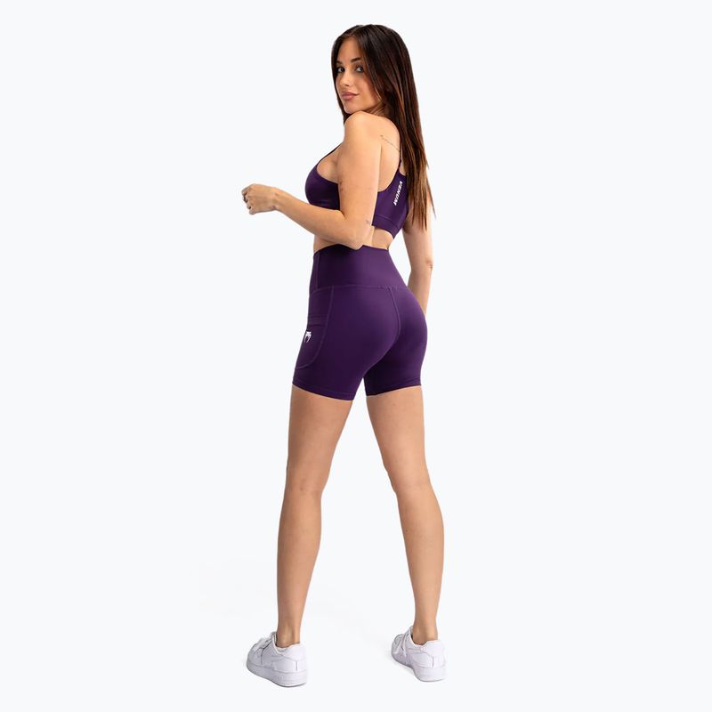 Pantaloncini da ciclismo Venum Essential Donna viola intenso 4