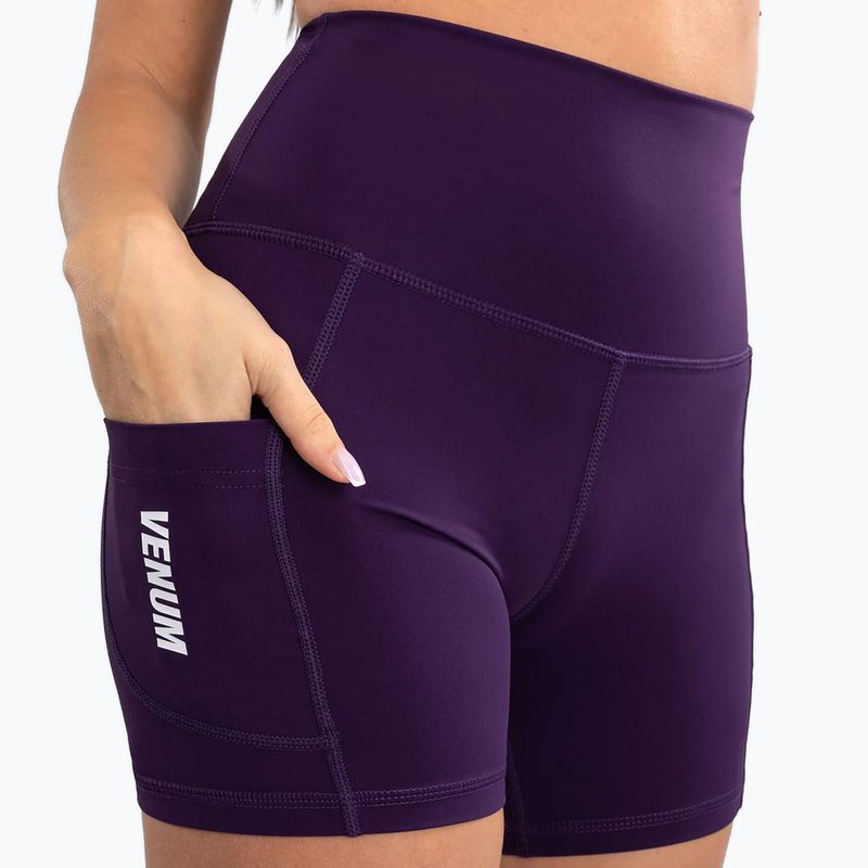 Pantaloncini da ciclismo Venum Essential Donna viola intenso 5