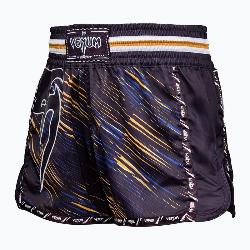 Pantaloncini da allenamento Venum Giant Muay Thai viola scuro 3