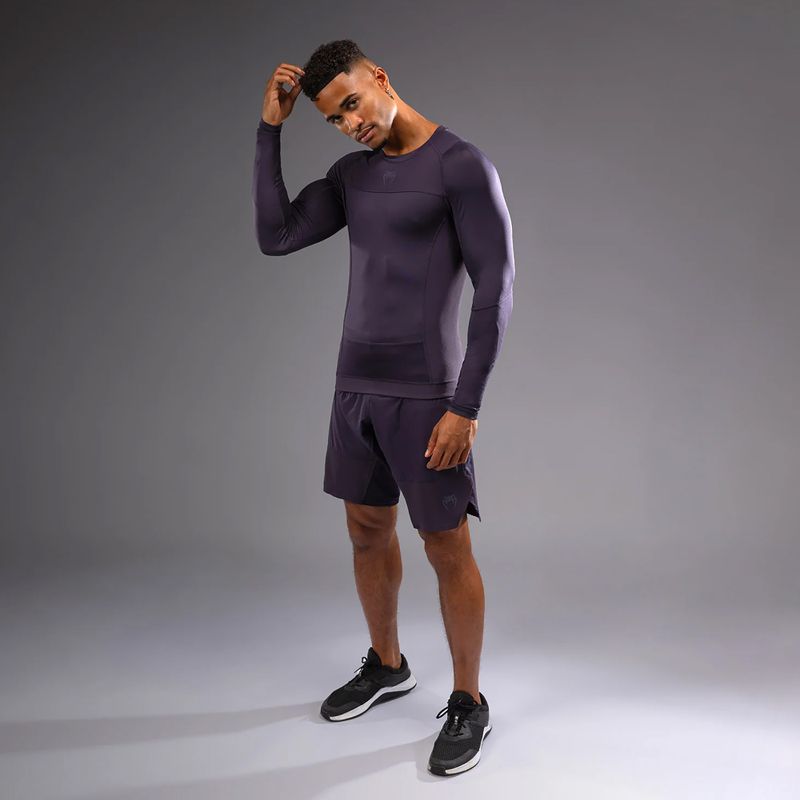Venum G-Fit Air Rashguard da uomo a maniche lunghe viola intenso 2
