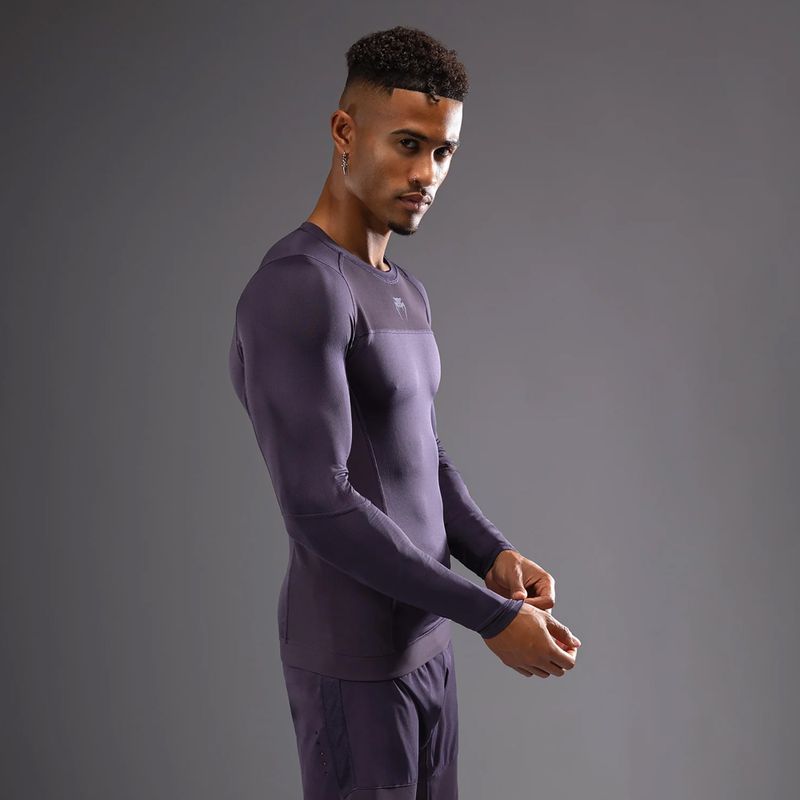 Venum G-Fit Air Rashguard da uomo a maniche lunghe viola intenso 3