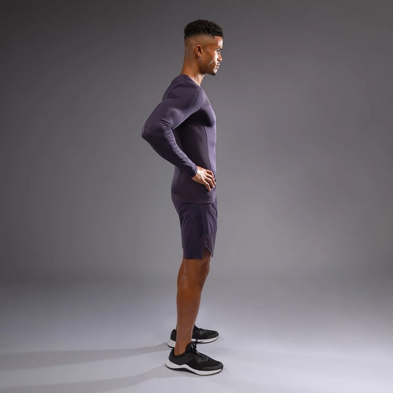 Venum G-Fit Air Rashguard da uomo a maniche lunghe viola intenso 4
