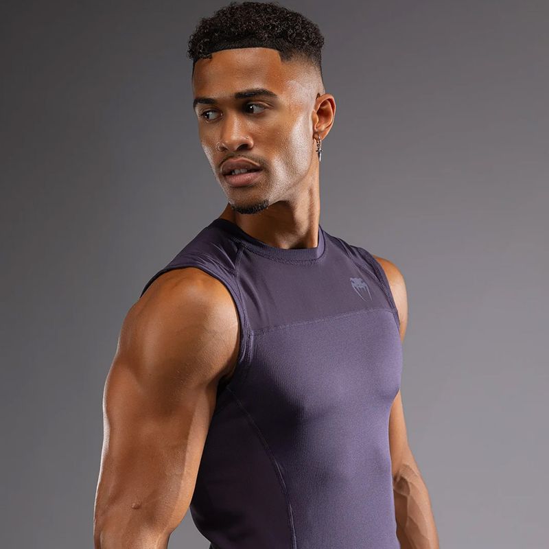 Rashguard da uomo Venum G-Fit Air Men'S Sleeveless Rashguard deep purple 4