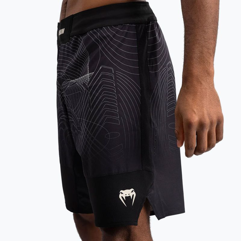 Pantaloncini da combattimento Venum G-Fit Air Uomo nero profondo/sabbia del deserto 4