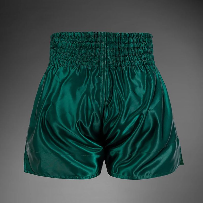 Pantaloncini da allenamento Venum Classic Muay Thai verde bosco profondo da uomo 2