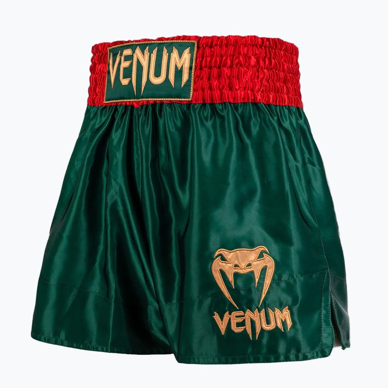 Pantaloncini da allenamento Venum Classic Muay Thai verde bosco profondo da uomo 3