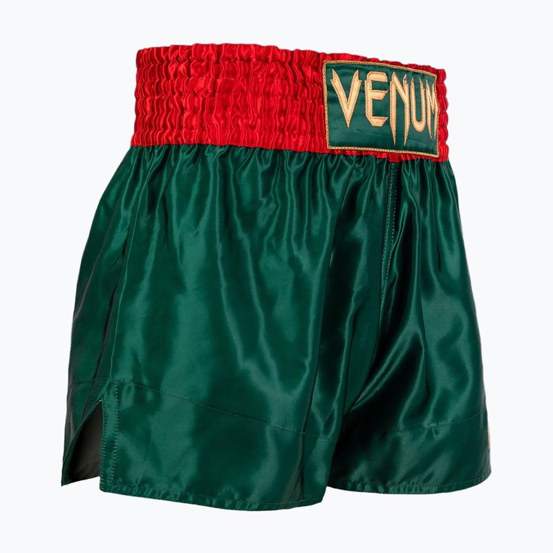 Pantaloncini da allenamento Venum Classic Muay Thai verde bosco profondo da uomo 4