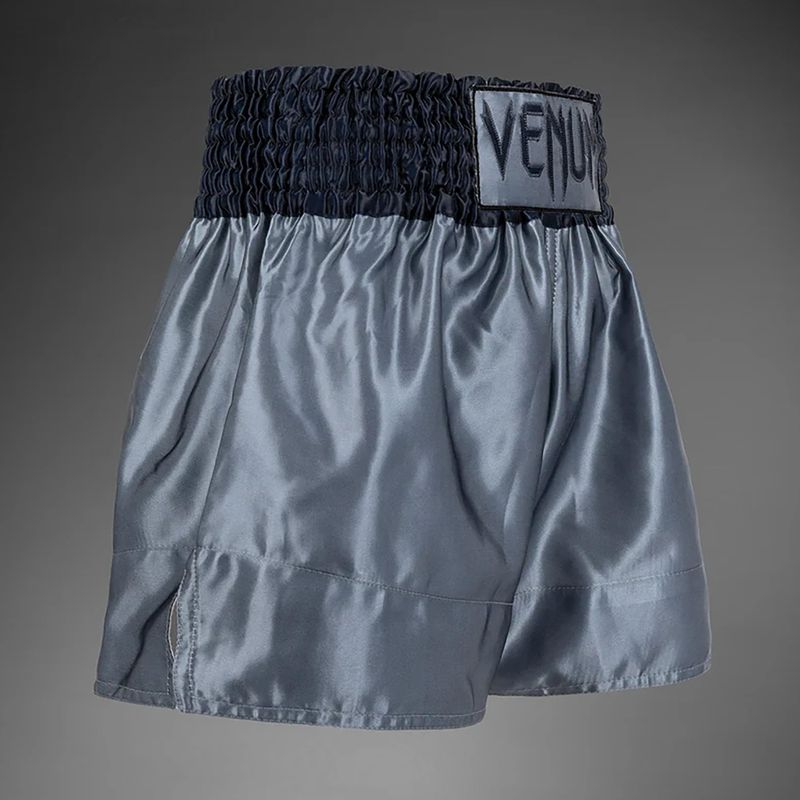 Pantaloncini da allenamento Venum Classic Muay Thai da uomo, grigio 4