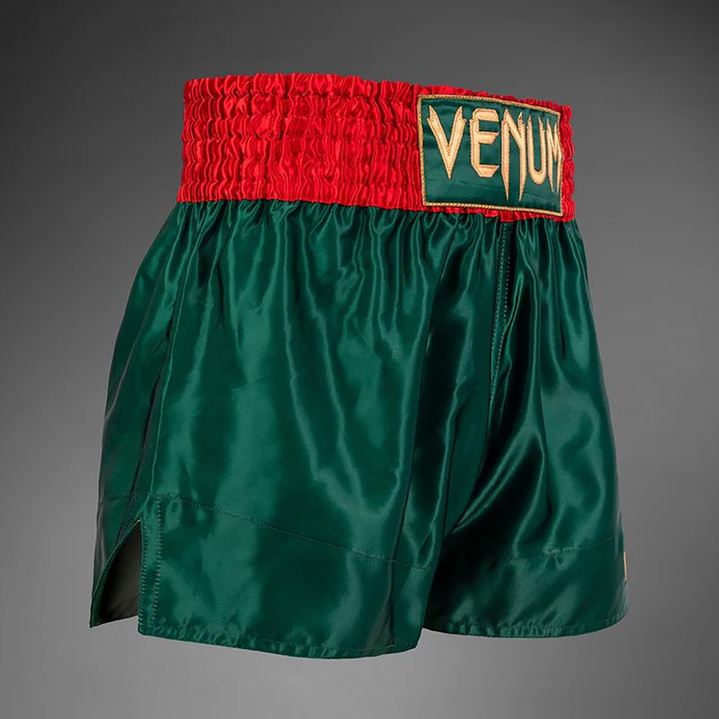 Pantaloncini da allenamento Venum Classic Muay Thai kaki da uomo 4