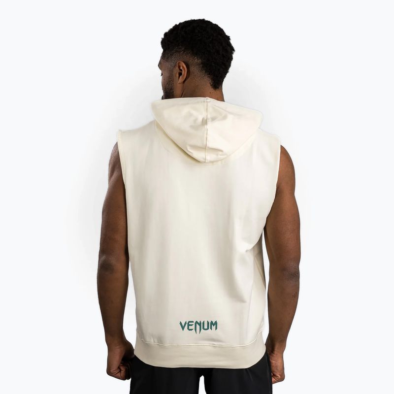 Uomo Venum Sparring Felpa senza maniche con cappuccio alla vaniglia 2