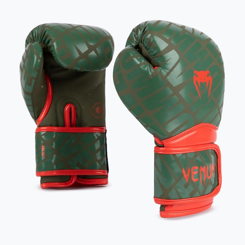 Guantoni da boxe per bambini Venum Contender 1.5 XT Kids army green 2