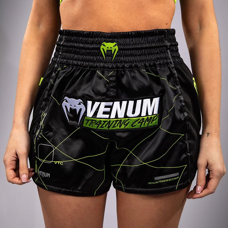Pantaloncini Venum Training Camp 4.0 da uomo nero/verde 5