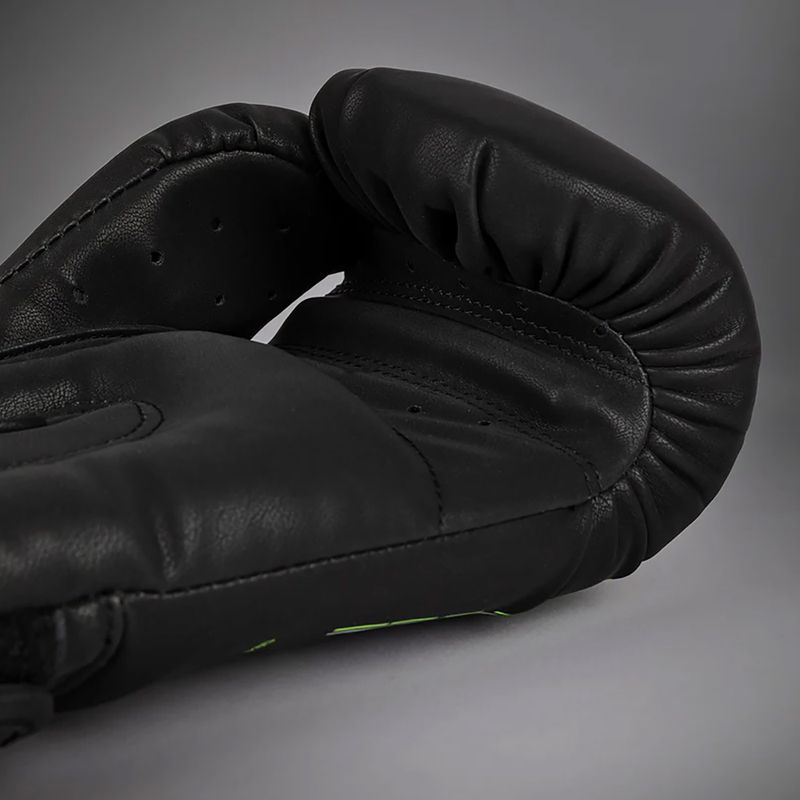 Guantoni da boxe Venum Training Camp 4.0 nero/verde scuro 4