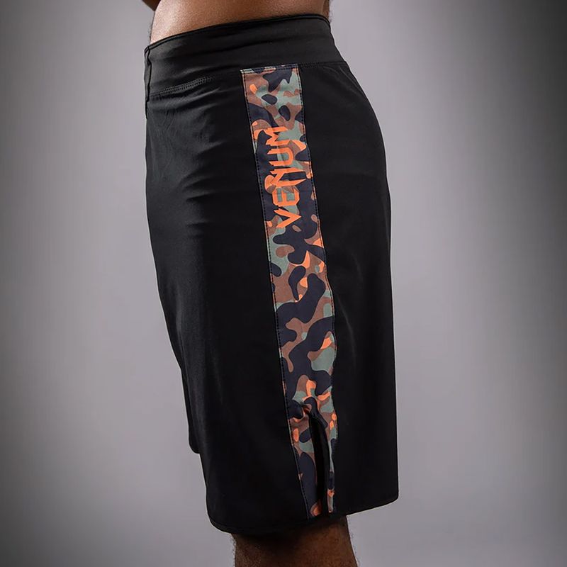 Pantaloncini da allenamento Venum Jungle Ops nero/khaki camo da uomo 5