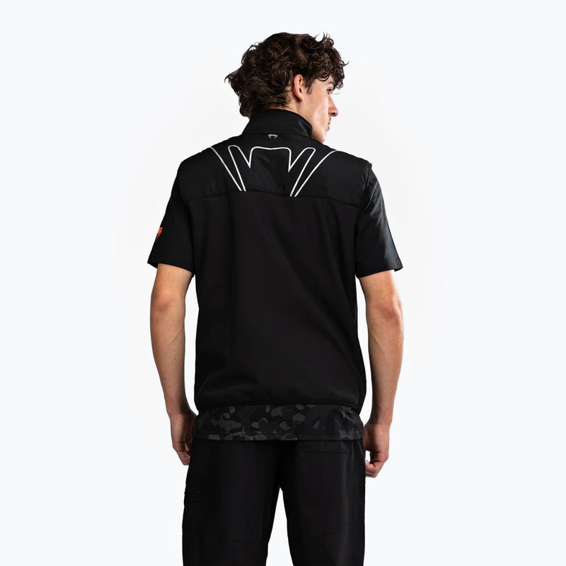 Gilet da uomo Venum Paddock Softshell a maniche corte nero 2