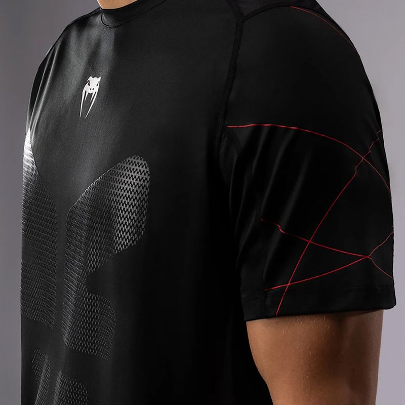 Camicia da allenamento Venum Tactical XT nero/rosso fuoco da uomo 5