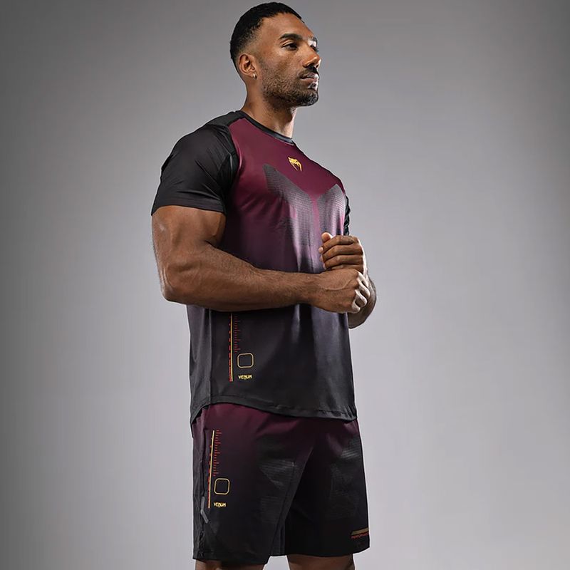 Camicia da allenamento Venum Tactical XT da uomo nero/bordeaux/oro 5