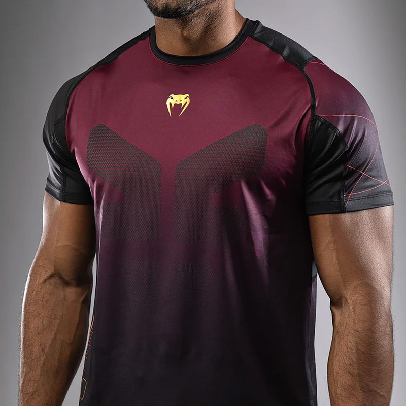 Camicia da allenamento Venum Tactical XT da uomo nero/bordeaux/oro 8